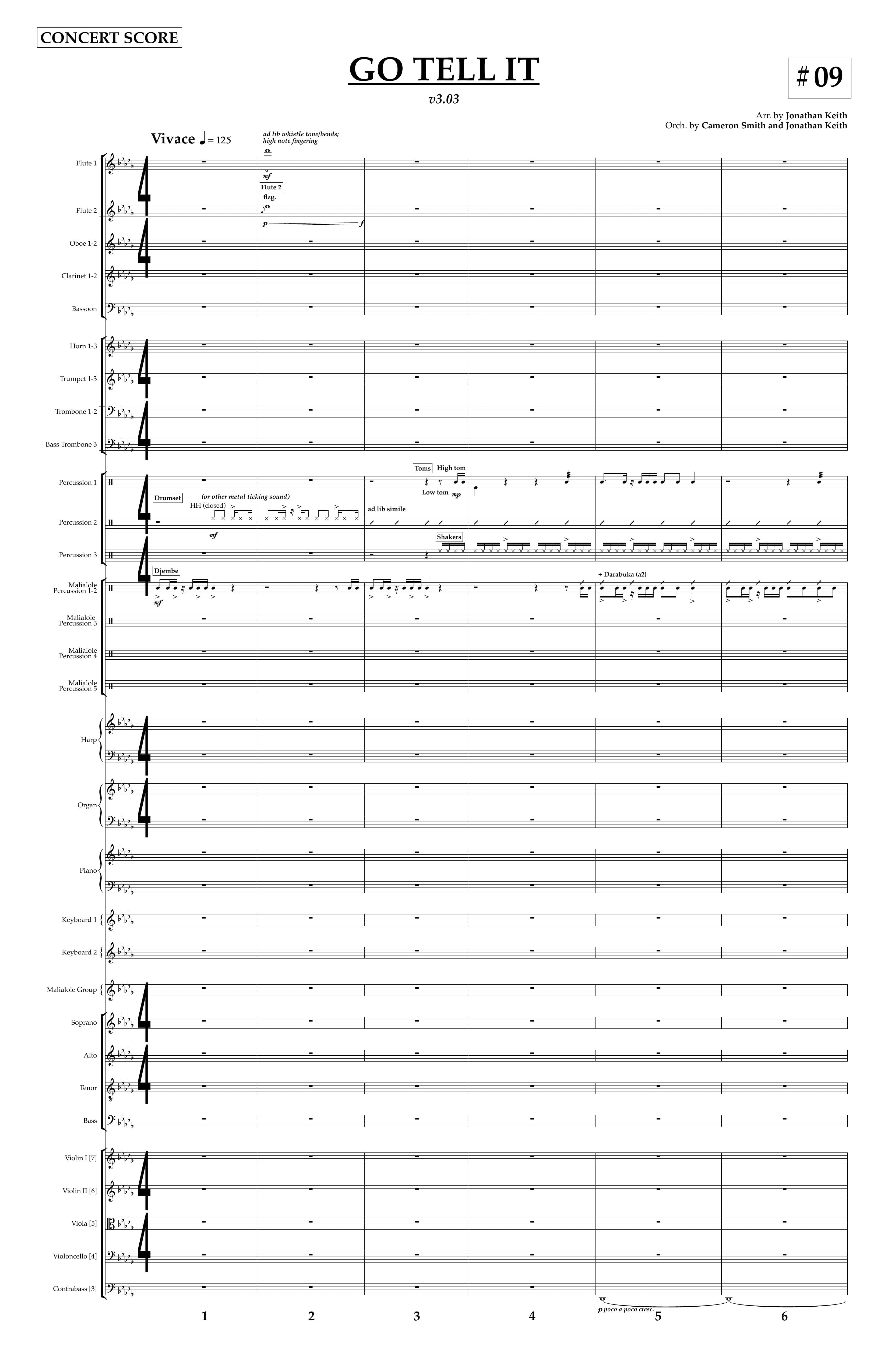 Go Tell It on the Mountain — Orchestral Rental