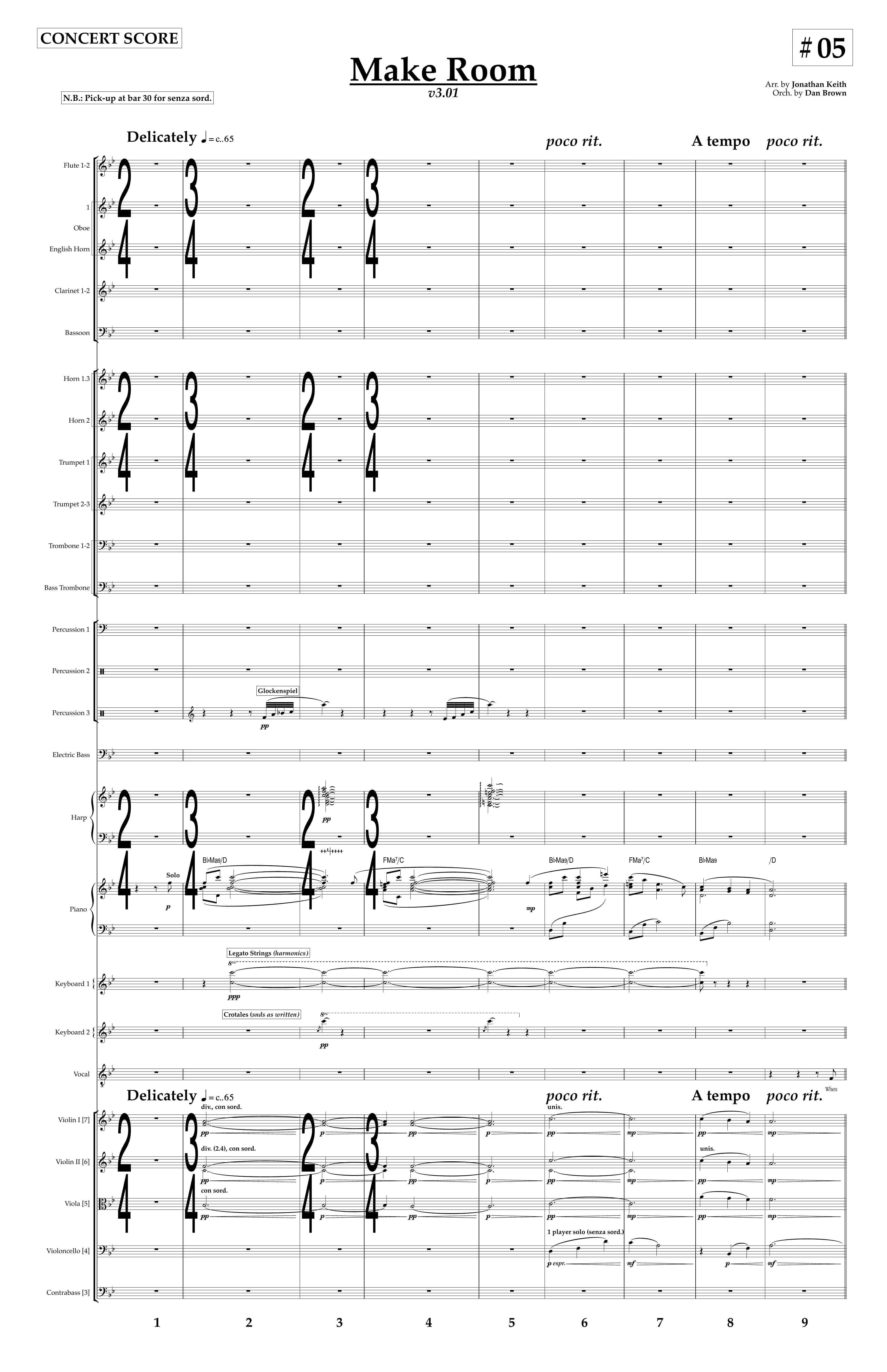 Make Room — Orchestral Rental