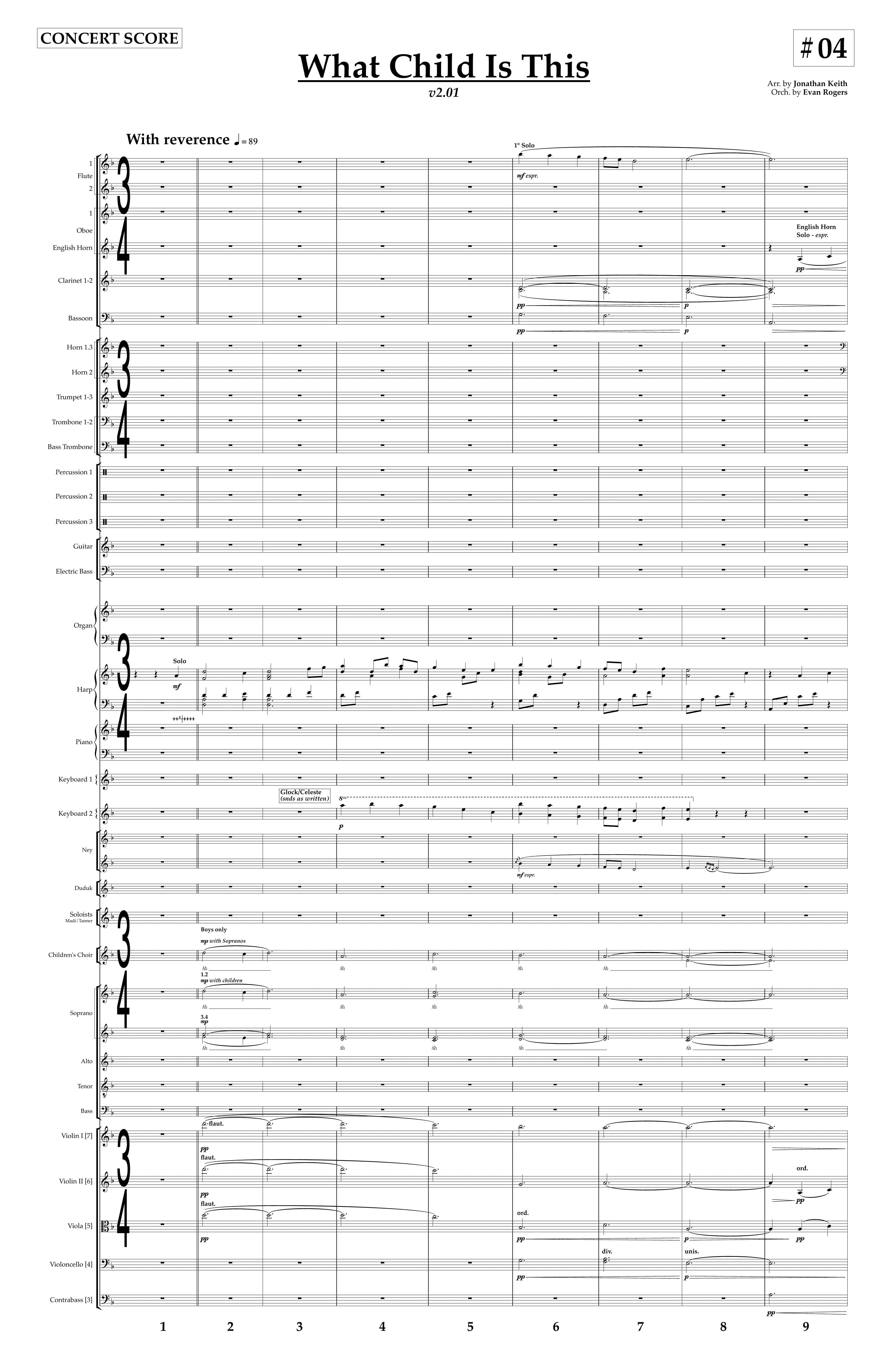 What Child Is This? — Orchestral Rental