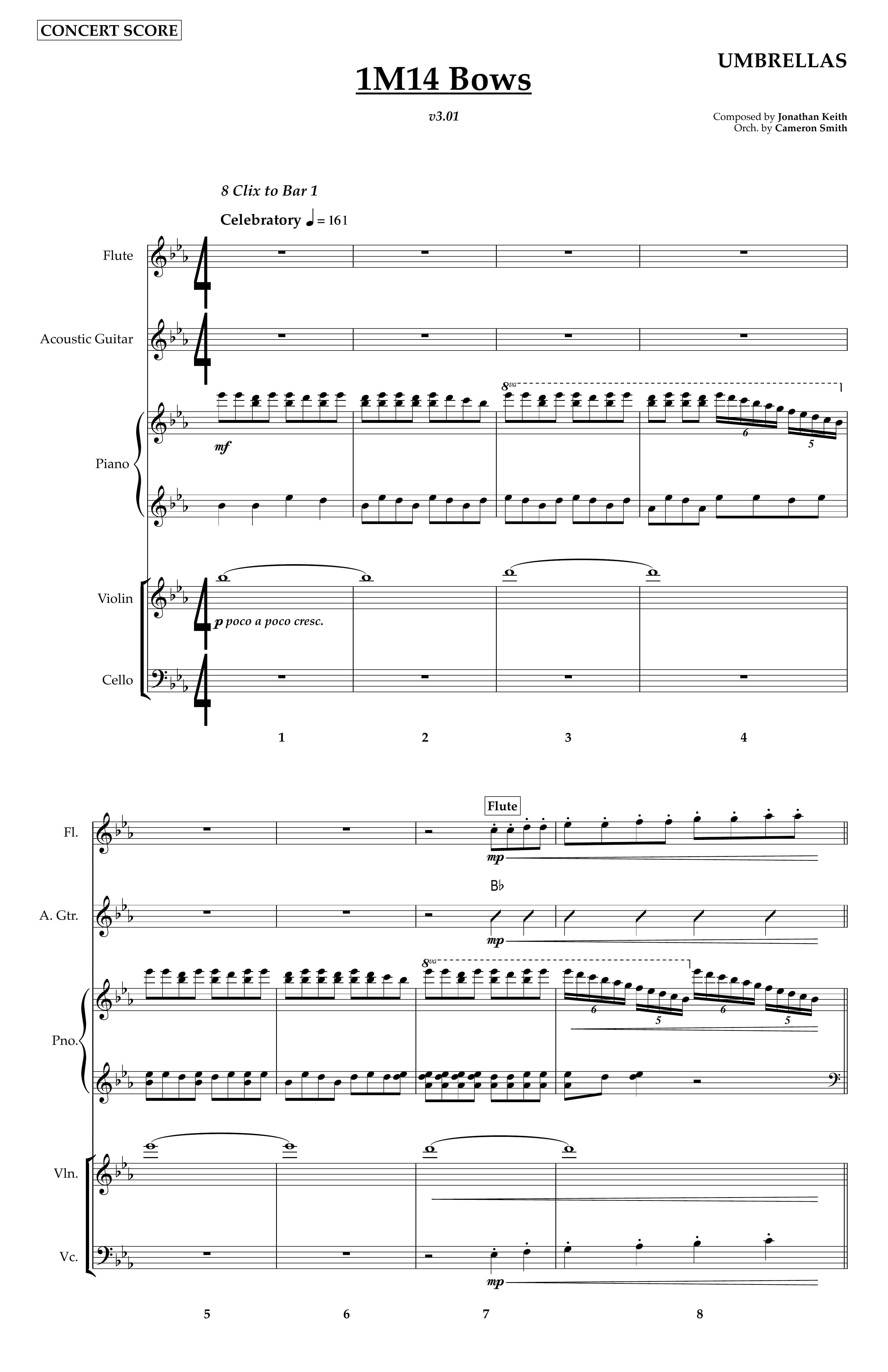 The Umbrella: Bows — Score