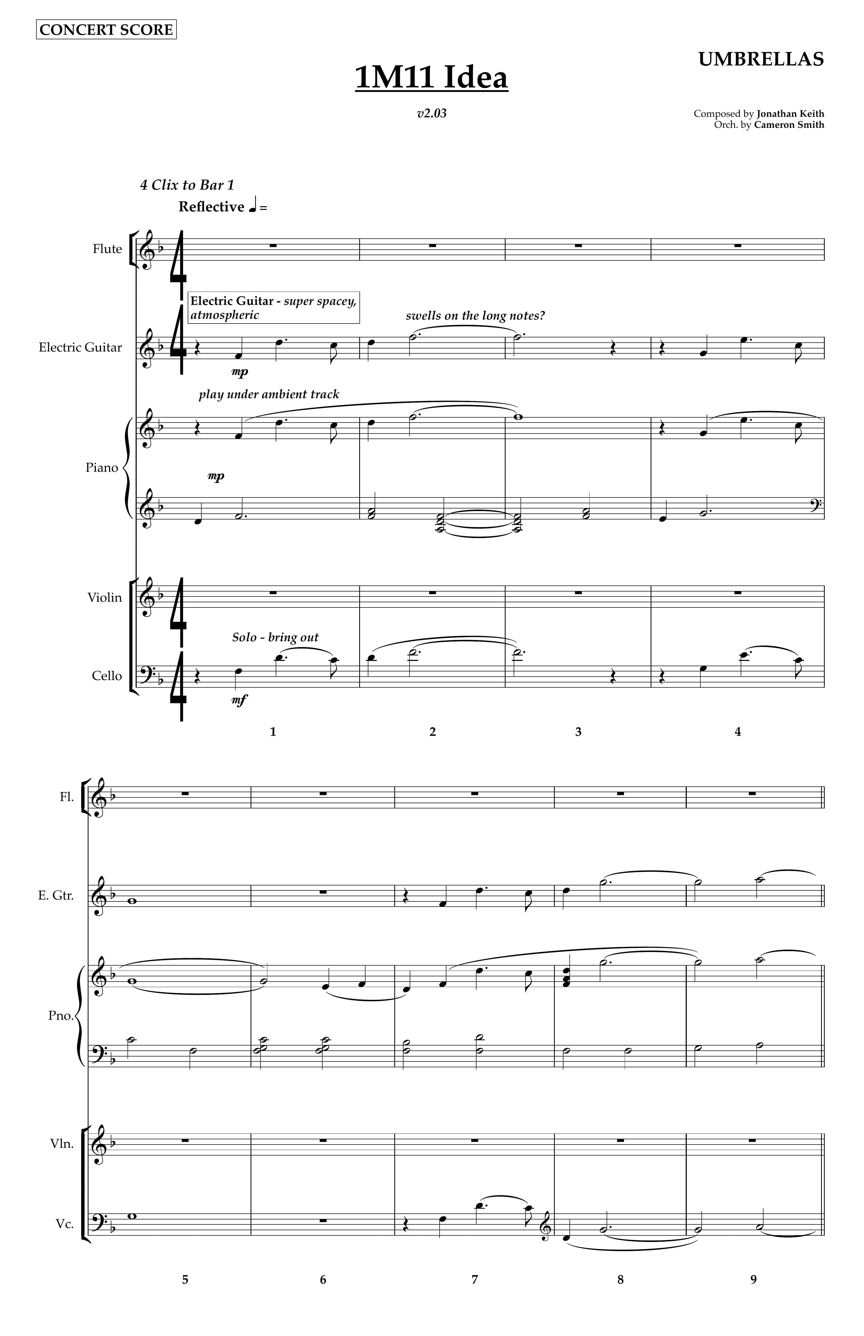 The Umbrella: Idea — Score